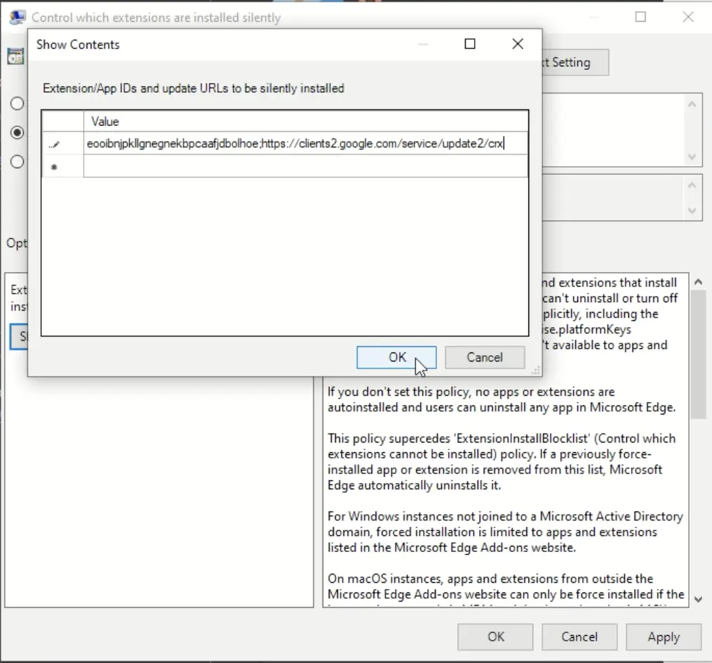 SpinMonitor Extension Installation Screenshot Screenshot showing installation steps for SpinMonitor extension