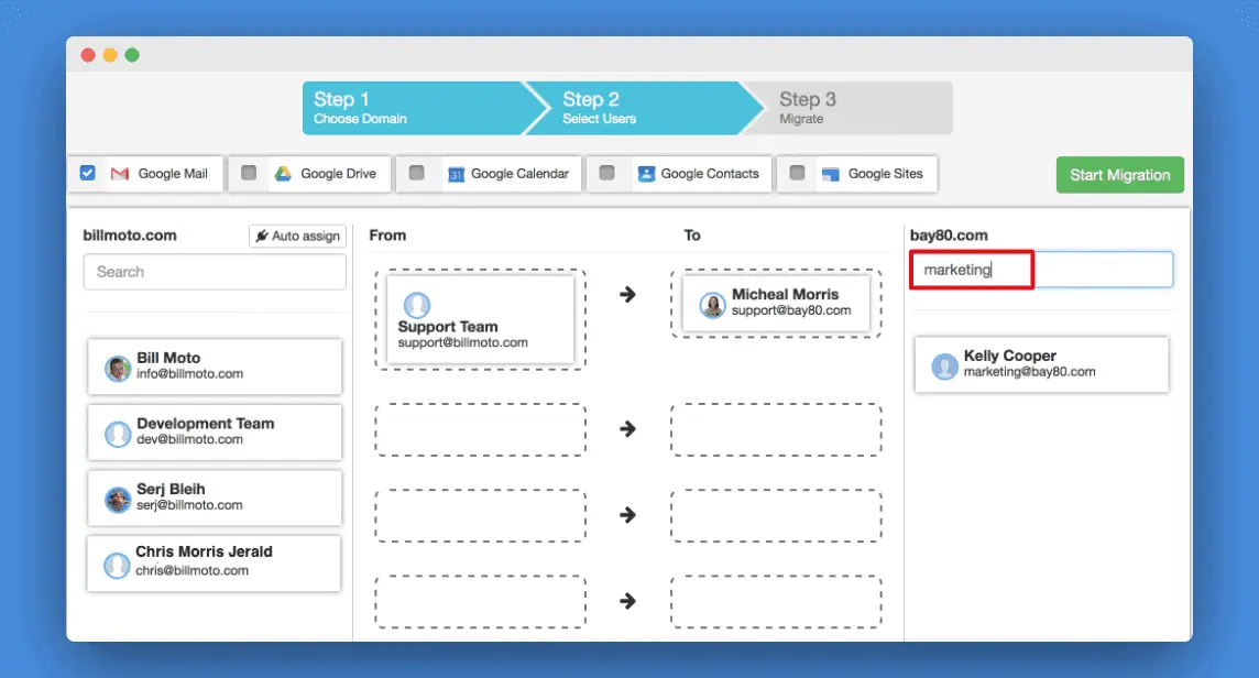 Migrate emails to Google Workspace™ (G Suite)