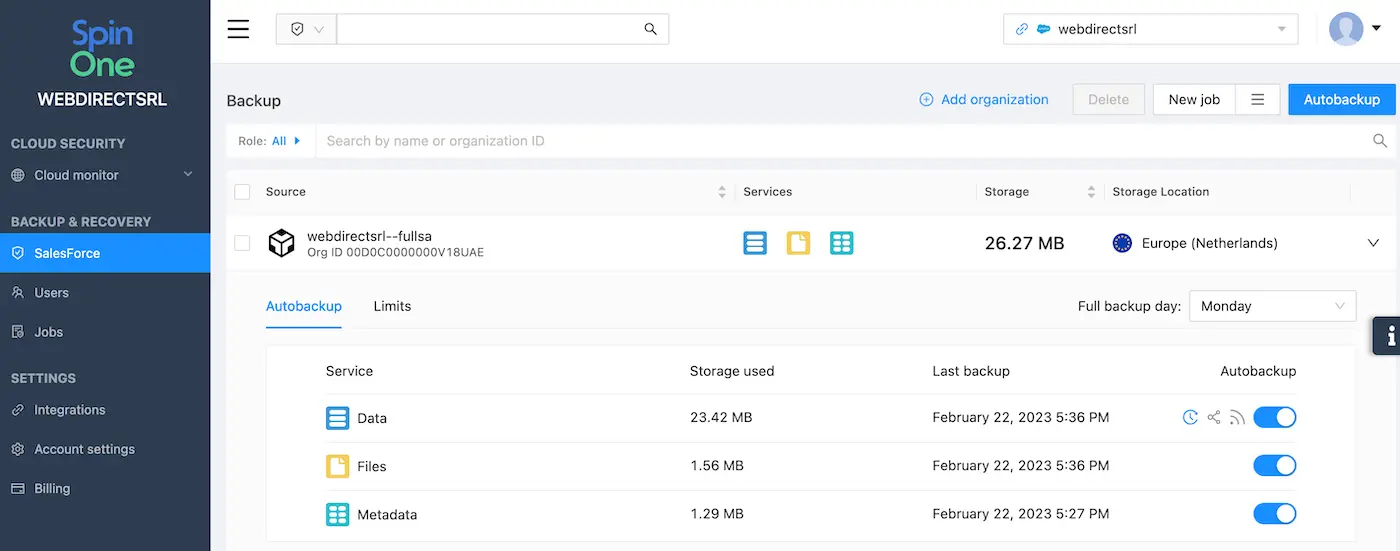 Why Backup Your Team’s Salesforce Data? To be able to recover data in case of disaster. and SpinBackup is the best tool for this job.