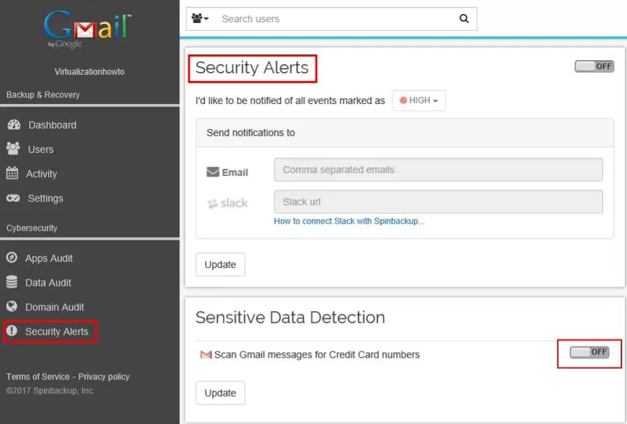 The Sensitive Data Detection can be flagged on for finding messages with Credit Card numbers