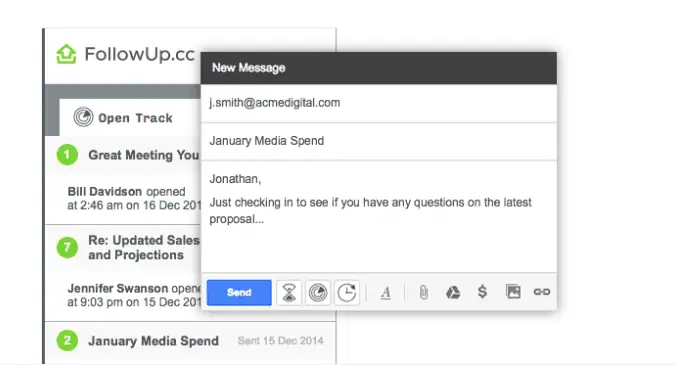 Follow up Gmail™ Plugin