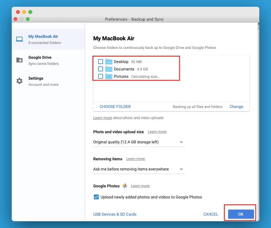 Google Drive activity log