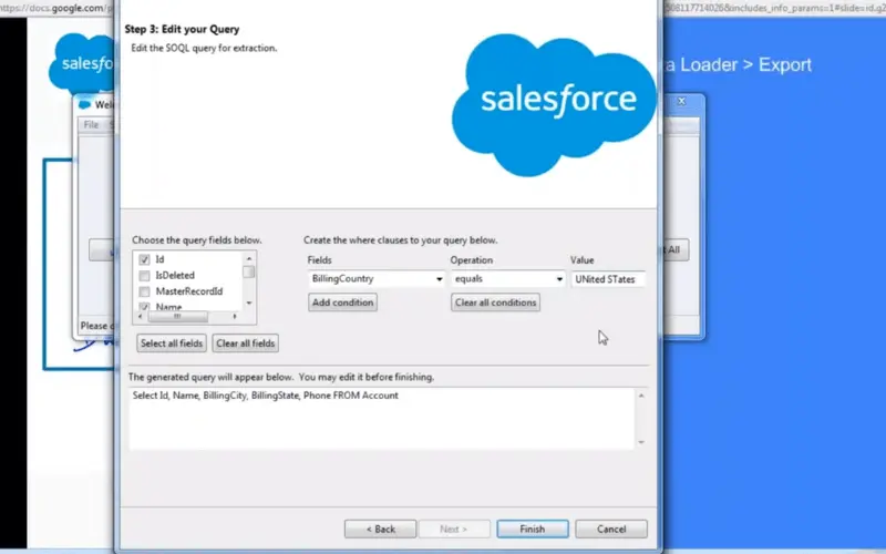 How to export data from Salesforce with native tools - Data Loader 
