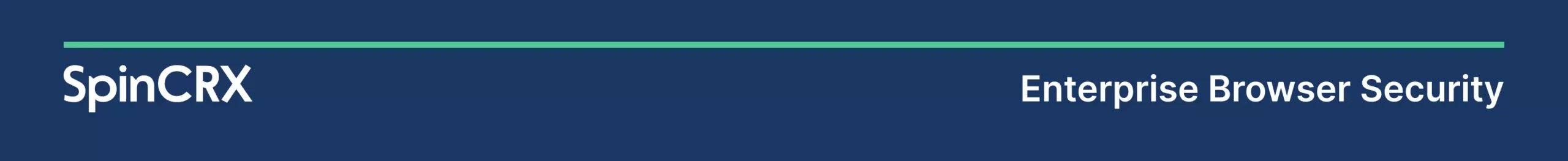 blue line break with SpinCRX text