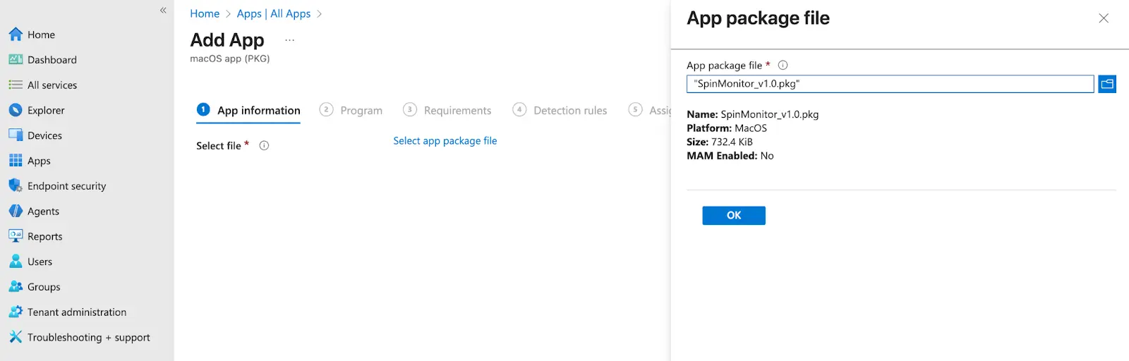 SpinMonitor Safari Extension Setup SpinMonitor extension installation interface for Safari.