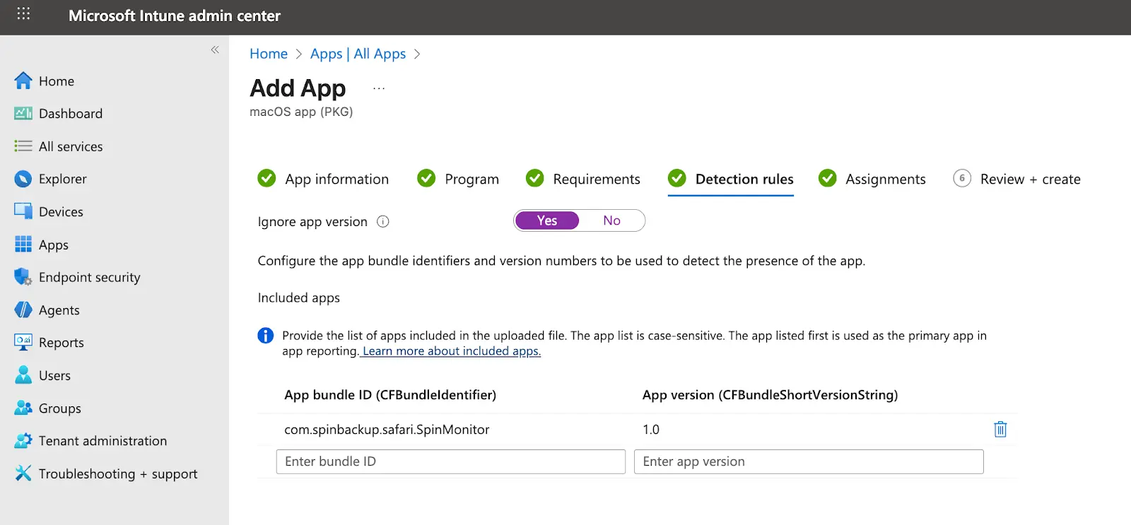 SpinMonitor Safari Extension Interface SpinMonitor extension setup screen for Safari browser